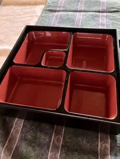 ルクルーゼ食器セット6点 未使用 箱付き プレート小鉢赤黒 LE CREUSET ルクルーゼ食器セット6点 未使用 箱付き プレート小鉢赤黒 LE CREUSET