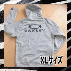 オークリー パーカー　グレー　XLサイズ