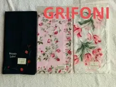 ◆新品未使用 花柄 ハンカチ 3枚セット まとめて　プレゼント