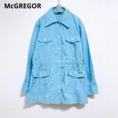 【マックレガー】ジャケット　ジャンパー　水色 ボタン付き 　綿　アウター