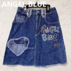古着 ANGEL BLUE 子供服 デニムスカート M 150 春夏秋冬服
