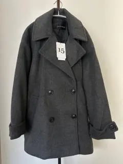 YECCA VECCA チャコールグレー ピーコート Ｆサイズ