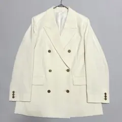 【2025ss✨ 現行】MilaOwen 金釦 ダブルブレストロングブレザー