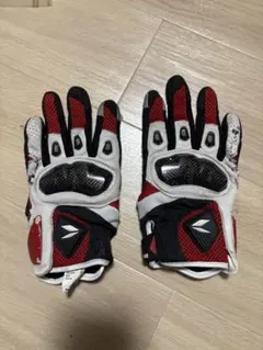 TAICHI バイクグローブ M 赤/黒/白