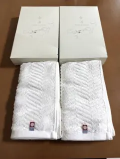 【新品未使用】　今治タオル　フェイスタオル　2枚セット