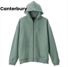 【美品】カンタベリー canterbury フルジップ ライトオリーブ ラグビー