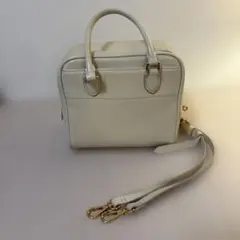 ORSETTO オルセット 2way レザー ショルダーバッグ ハンドバッグ 白のサムネイル