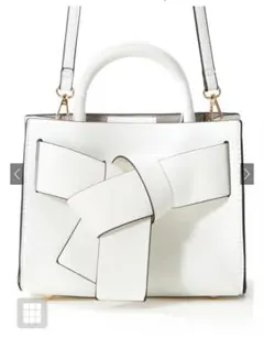 2Wayノットレザートートバッグ［tr414］GRL オフホワイト