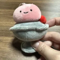 【新品】にっこりーノ 純喫茶のぬいぐるみ いちごアイスクリーム プライズ品