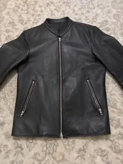 【美品】LIDNM ラムレザーシングルライダース