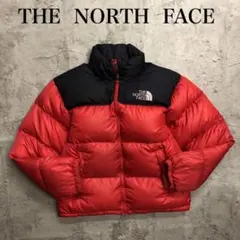 THE NORTH FACE ヌプシ　700フィル　レッド　ダウン　メンズS