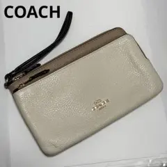 極美品】COACH コーチ オンライン限定 クラッチ ウィズ グラブタン
