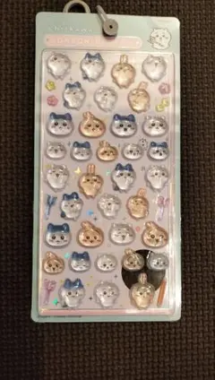 【正規品】ボンボンドロップシール　第1弾　ちいかわ　ハチワレ　うさぎ　集合　１枚