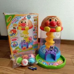 アンパンマン　NEW！にぎって！おとして！光るくるコロタワー　箱付き