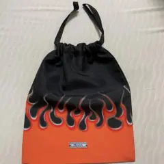 ［セール中］PRADA 巾着 ポーチ ファイヤーパターン
