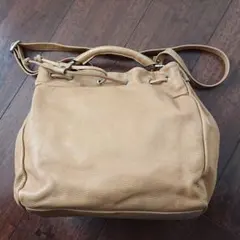 theoryショルダーバッグ ベージュ 本革
