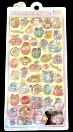 新品未開封　正規品　ボンボンドロップシール　きぐるみ　ボンボン