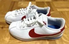 NIKE/ナイキ ウィメンズ コルテッツ レザー ホワイトUS7 UK4.5のサムネイル