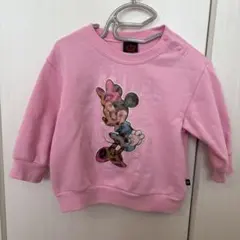 BABY DOLL ベビードール　ミニーマウス　トレーナー 80cm ピンク