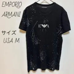 EMPORIO ARMANI 半袖Tシャツ　USA M レディースVネック