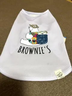BROWNIE'S 犬服 しろくまさん登山タンク パープル XL絞って振って冷感