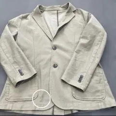 ベージュ コットン テーラードジャケット