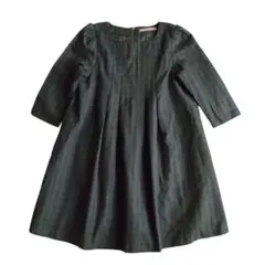 【ダズリン 】パフスリーブ チェック ミニ ワンピース ガーリー 七分袖 M