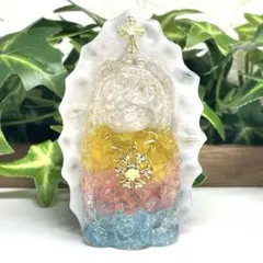 Mー557 オルゴナイト ❣️ 聖母 マリア ❣️ 置物　レジン