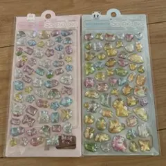 ぽっこりシール　２枚セット