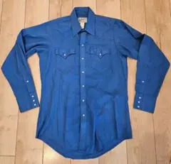 Rockmount Ranch Wear 長袖シャツ M 青