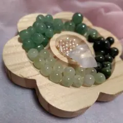 天然石　グリーン　ストロベリー　アゲート