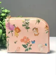 ユキエモン生地 花の木 L字コンパクト財布