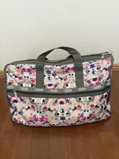 ✨美品 レスポートサック 花柄 フラワー柄 2wayボストンバッグ 鍵付き