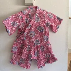 女の子120センチ甚平ピンク