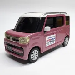 スペーシアカスタム53sカラーサンプル1/18サイズ赤 スズキ スペーシアカスタムMK53S カラーサンプル 1/18 レッド