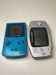 ジャンク品　ゲームボーイカラーとゲームボーイアドバンス