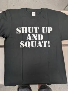 MMJTシャツ　SHUT　UP　UND　SQUAT　Ｌサイズ　黒