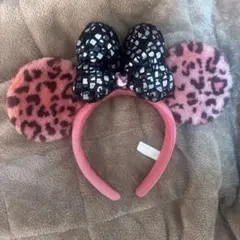 ディズニーリゾート ヒョウ柄カチューシャ