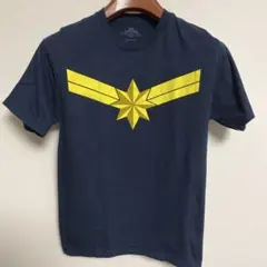 【キッズ】MARVEL Captain Marvel Tシャツ ネイビー S