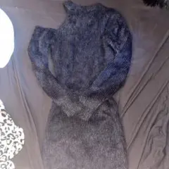 ニットワンピ ミニワンピース タイト ニット ワンピース