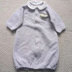 木馬柄ロンパース　エンボス生地　50cm 60cm 70cm フリーサイズ