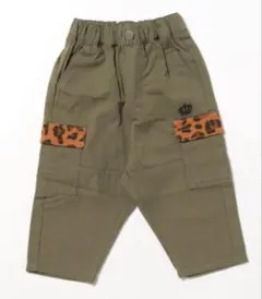 汚れあり★BABYDOLL ベビードール カーキ レオパード柄 カーゴパンツ