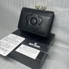 未使用 MARY QUANT マリークワント 財布 三つ折 ガマ口