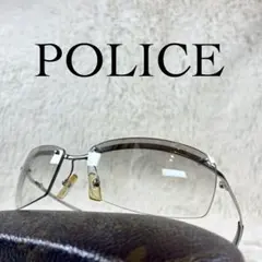 POLICE　サングラス　2744　ミラーブラウンレンズ　シルバーフレームのサムネイル