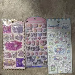 N*.様 クロミ・マイメロ・シナモロール シールセット