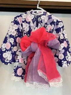 花柄浴衣ドレスセット（セパレート）120