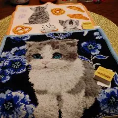 6.グーグーワールド タオルハンカチ2枚セット