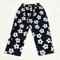 BREEZE ブリーズ シェフパンツ 10分丈 花柄