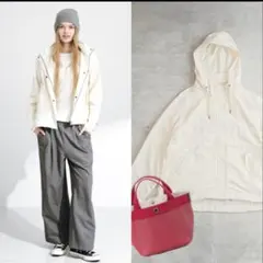 ホワイト マウンテンパーカー M