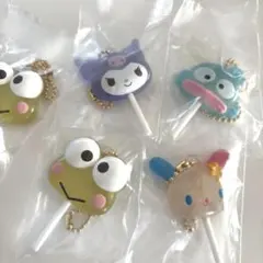 サンリオ　カラフルキャンディチャーム　5つセット